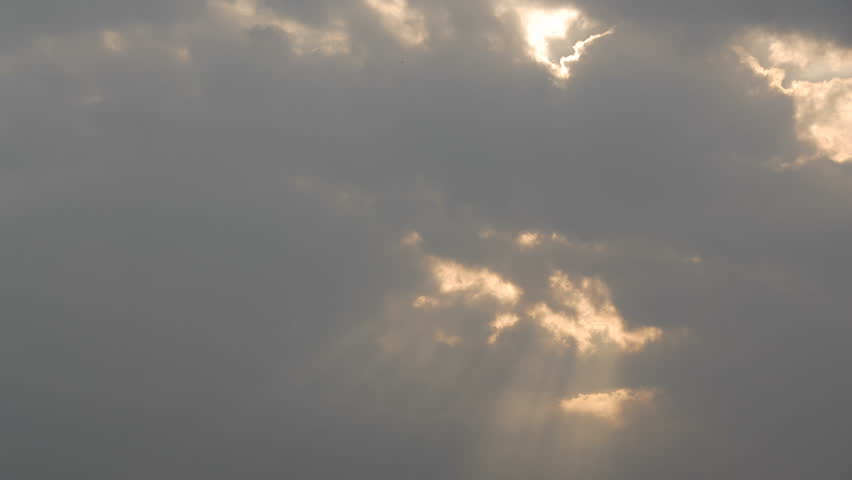 time lapse clouds and sunset