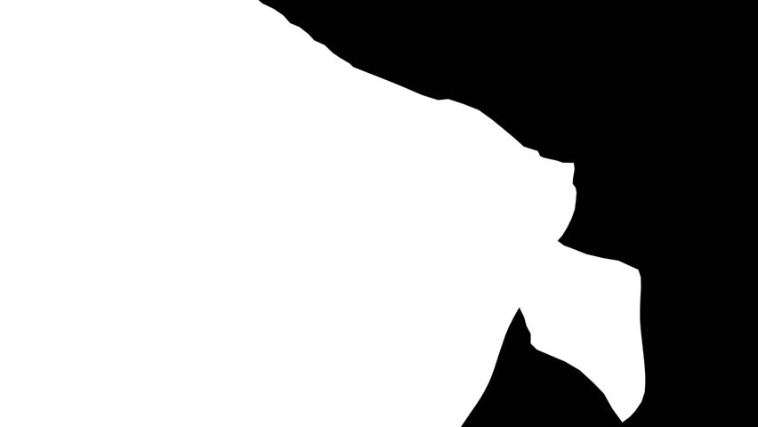 Flag of the Germany with alpha matte