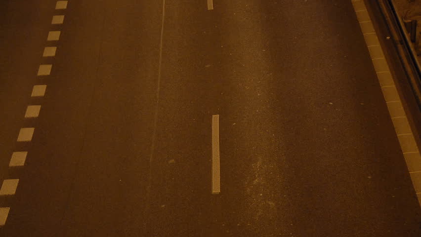 time lapse highway at night