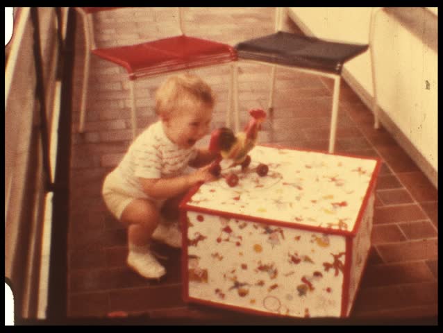 Jack-in-the-box (vintage 8 mm film)