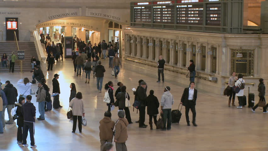 NEW YORK CITY - NOVEMBER 7: Traffic increases during lunch time at Grand Central Station on November 7, 2009 in New York City.