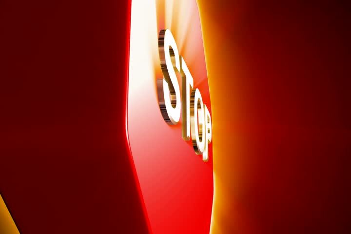 Digital footage of Road sign in colour background