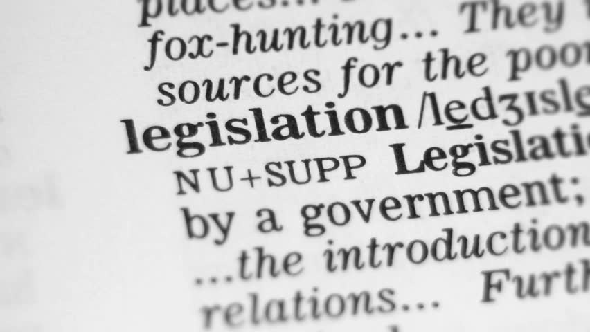 Dictionary Definition - Legislation. Selective focus on the word Legislation on Dictionary.