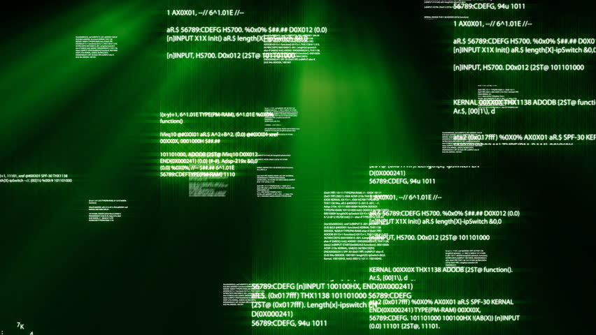 Raining text boxes.