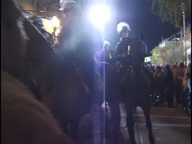 Riot Police on Horseback 3
