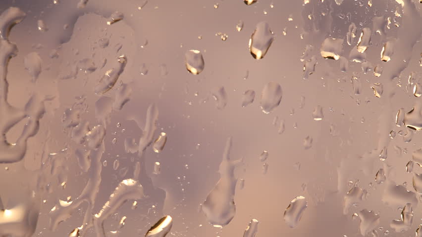 natural water drops on a window - 1920x1080 HD
