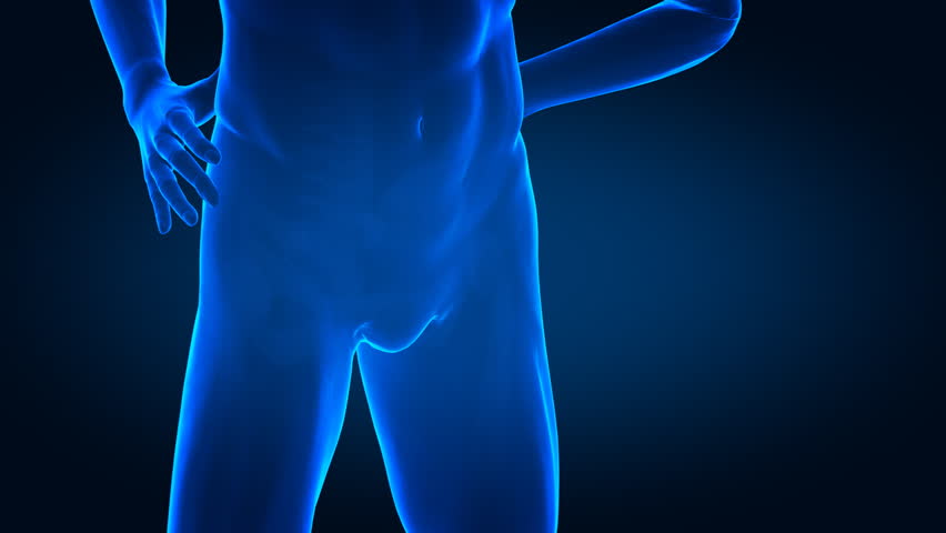 Pain in human hip bones concept - similar footage in my portfolio
