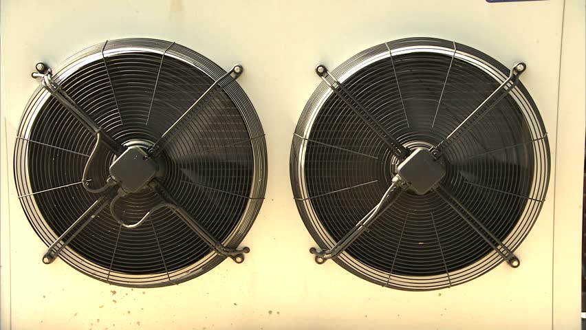 Fans stopping on air conditioning unit