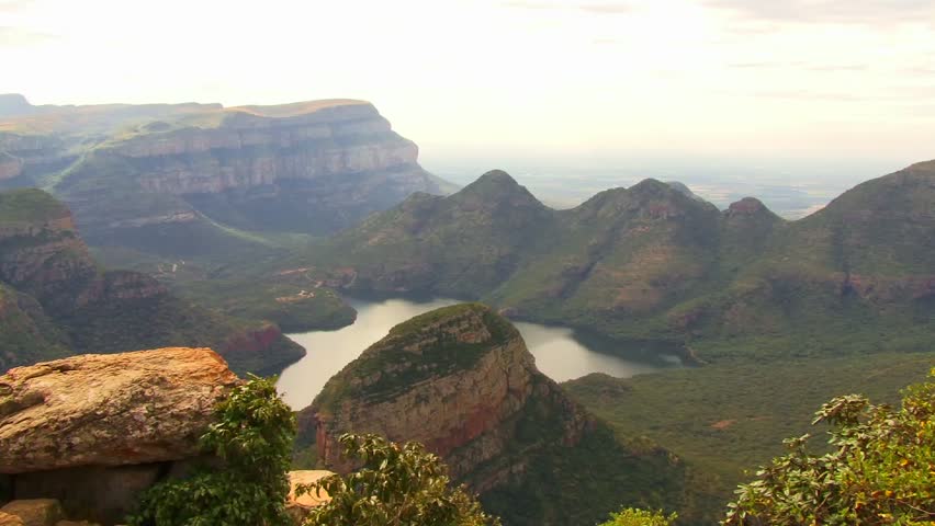 Man looking at the valley