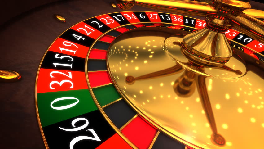 Three-dimensional model of a roulette in a casino