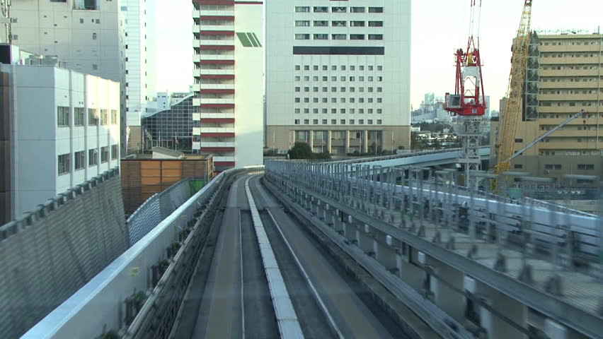 Part 6 of a 20 minute ride on the Tokyo Yurikamome Monorail to Odaiba.