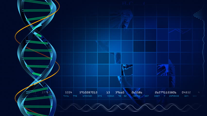 Abstract looping DNA background. Contains copy space for your custom content. 