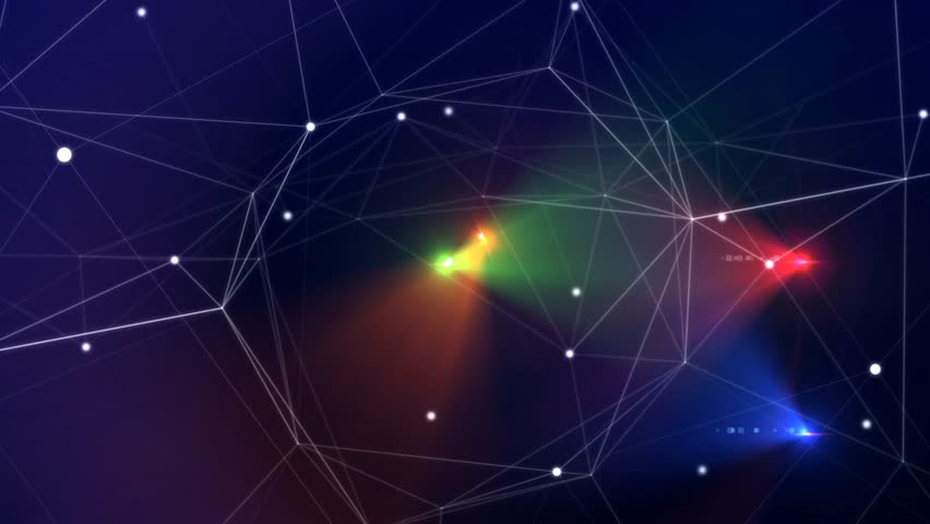 Abstract Blue Background For Scientific Projects, Loop Stock Footage