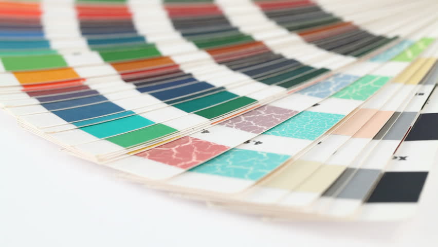 palette of colors designs for interior works