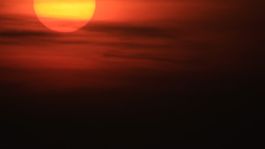 Setting sun