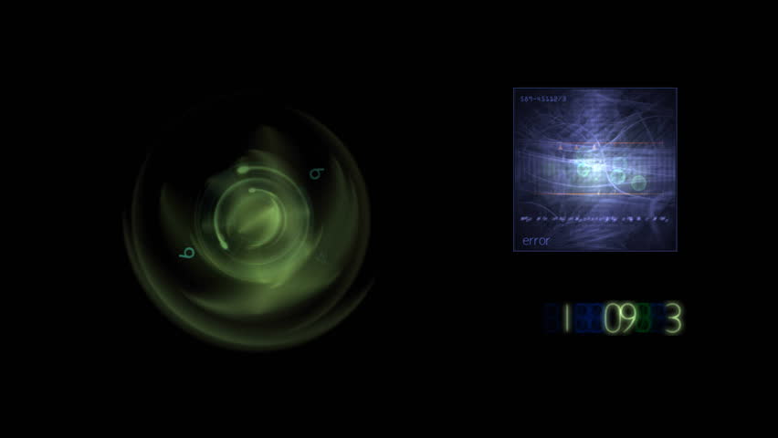 radar scan or  examination screen display