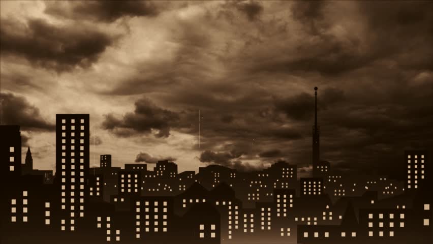 Anger release to air. Night, Moody scenery.