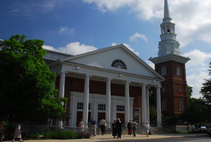 Church on Sunday Morning time lapse
