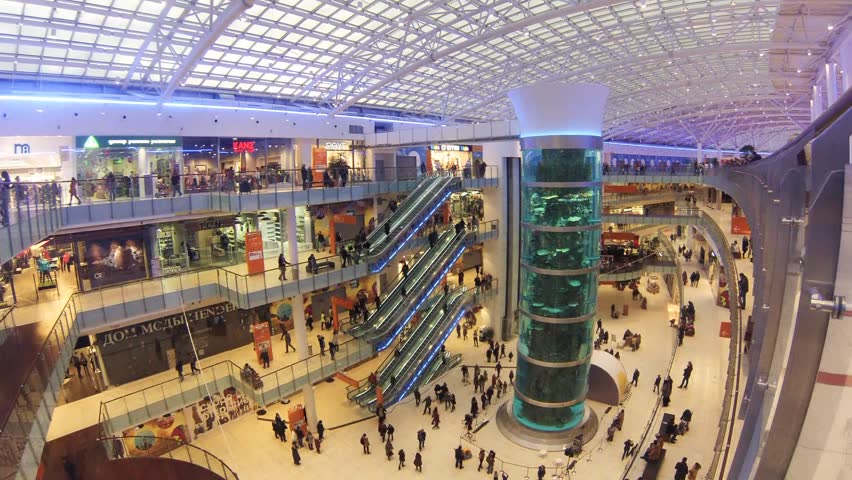NOV 30 2014 Shopping Mall AVIAPARK Moscow Russia Just Opened NOV 30 2014 Shopping Mall AVIAPARK Moscow Russia Just Opened