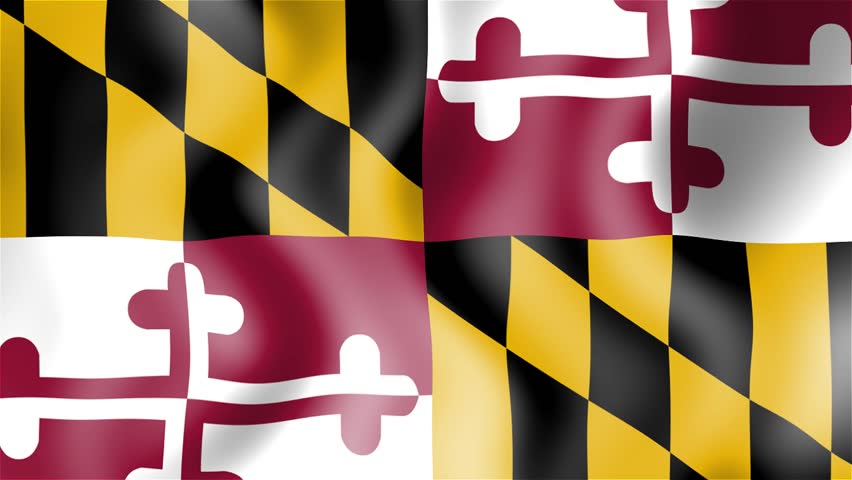 Maryland State Flag Waving Stock Footage Video 2767625 | Shutterstock