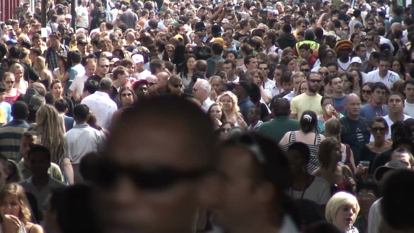 Large crowd of people