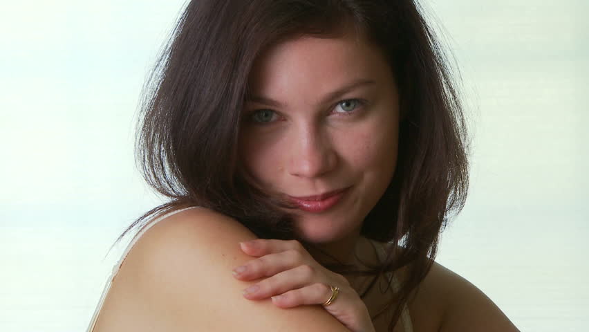 Portrait of young sensual woman with wedding band