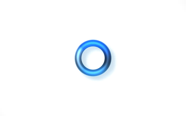Time loading icon 3D ring 1080 HD