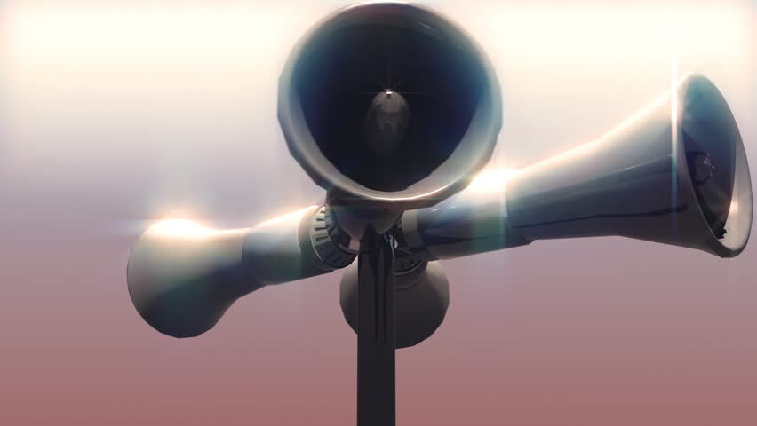 megaphone  or siren 