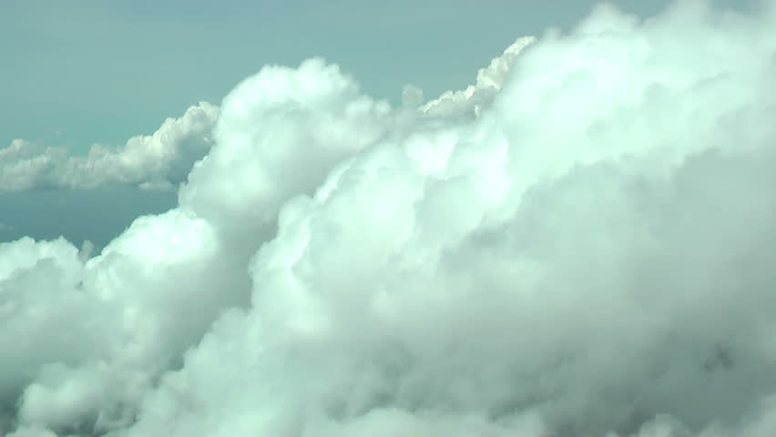 Flying through the clouds  