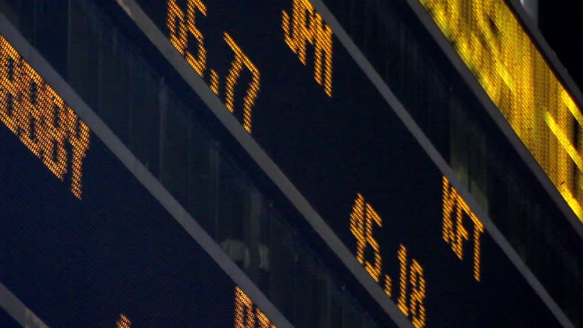 Stock Market LED Ticker Board