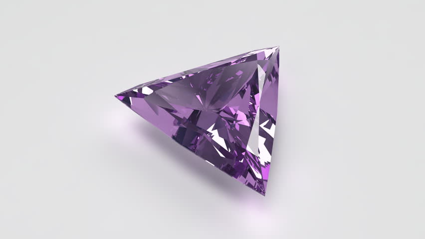 Trilliant amethyst