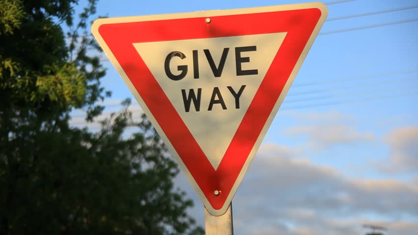 Traffic sign"Give Way"