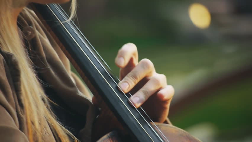 Girl playing cello