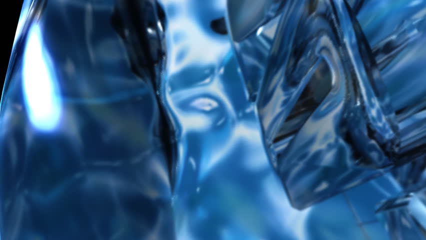 Ice cube blasts with numeral 2011 
