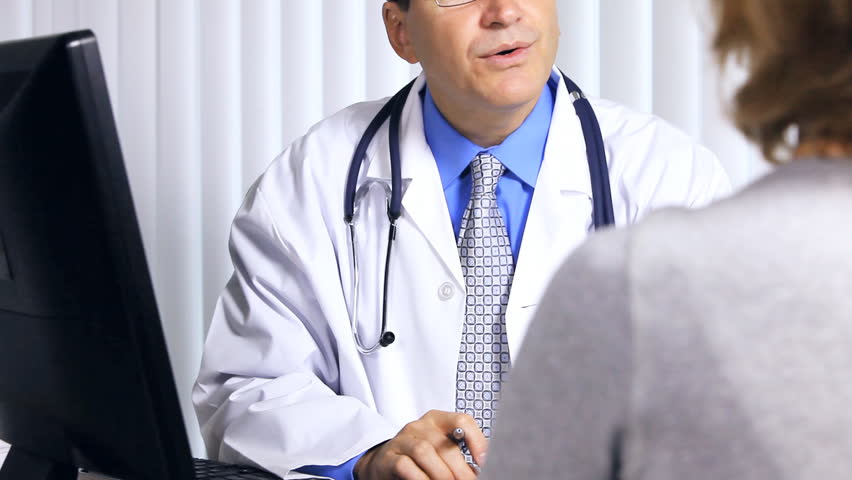 doctor and woman patient 