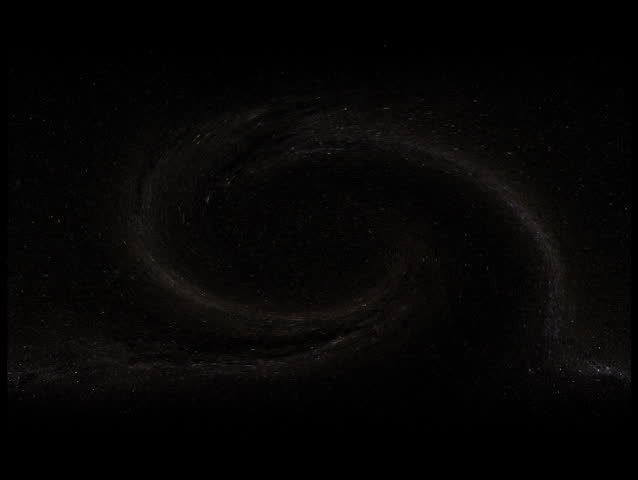 Space with stars on the background and abstract lights swirling and approaching the screen,easy to use as background or just put your product in the middle