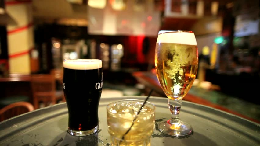 Drinks on a Moving Tray