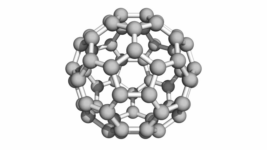 Computer rendering of Buckminsterfullerene, a prototype of carbon-based nanotubes.