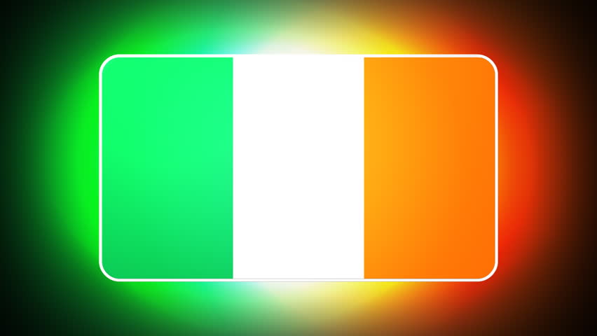 Irish 3D flag - HD loop 