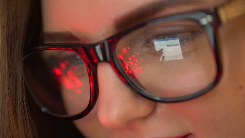 Image result for red eyes reflection on glasses