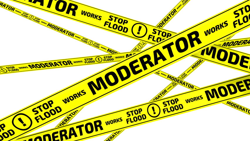 Header of moderator