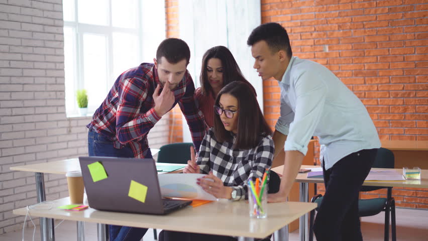 Video newscasts for young students blonde