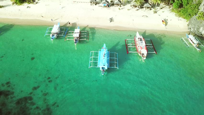 Boats at the Dock at Palawan, Philippines image - Free stock photo ...