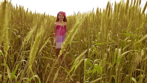 Catch Up Game Girl Happiness Girl Stock Footage Video 100