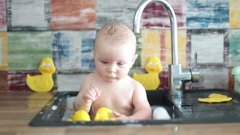 Toddler Girl Bath Time Porn - Bathroom Stock Video Footage - 4K and HD Video Clips | Shutterstock