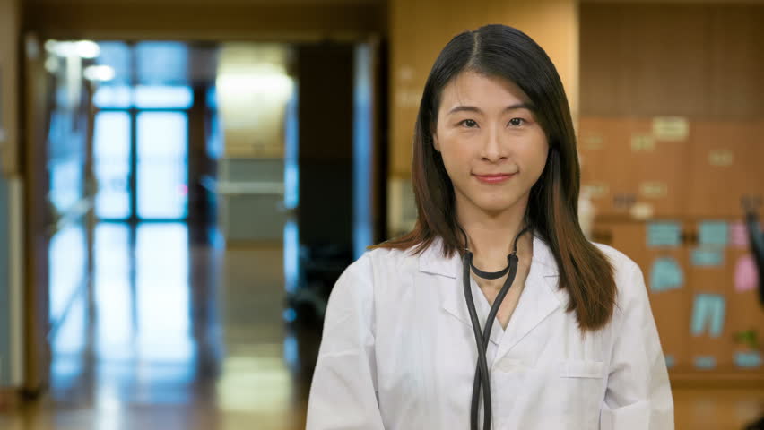 Shared doctor asian long hair