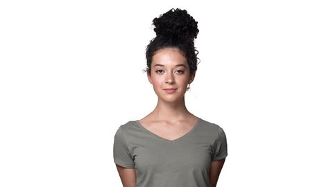 Bun Curly Hair Stock Video Footage 4k And Hd Video Clips