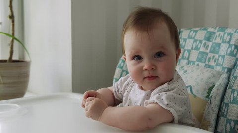 9 Months Old Asian Baby Stockvideos Filmmaterial 100