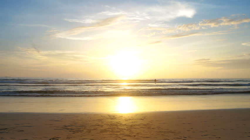 Sunset Over The Baltic Sea Image Free Stock Photo Public Domain 