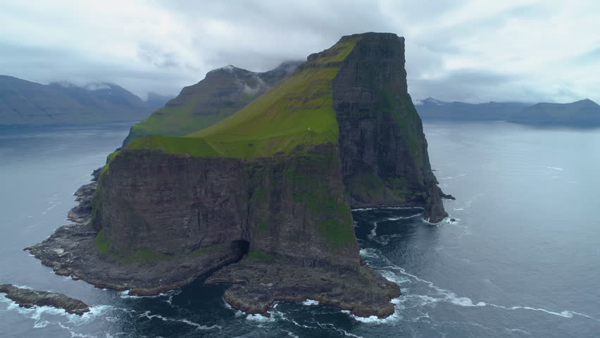 Rock Island In The Middle Of The Sea Image - Free Stock Photo - Public 